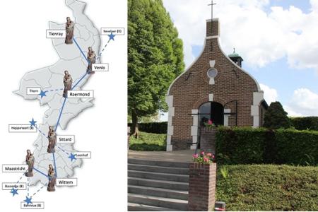Marialint verbindt 110 Limburgse kapelletjes met elkaar