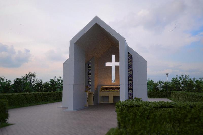 Nieuwe kerkhofkapel in Horst